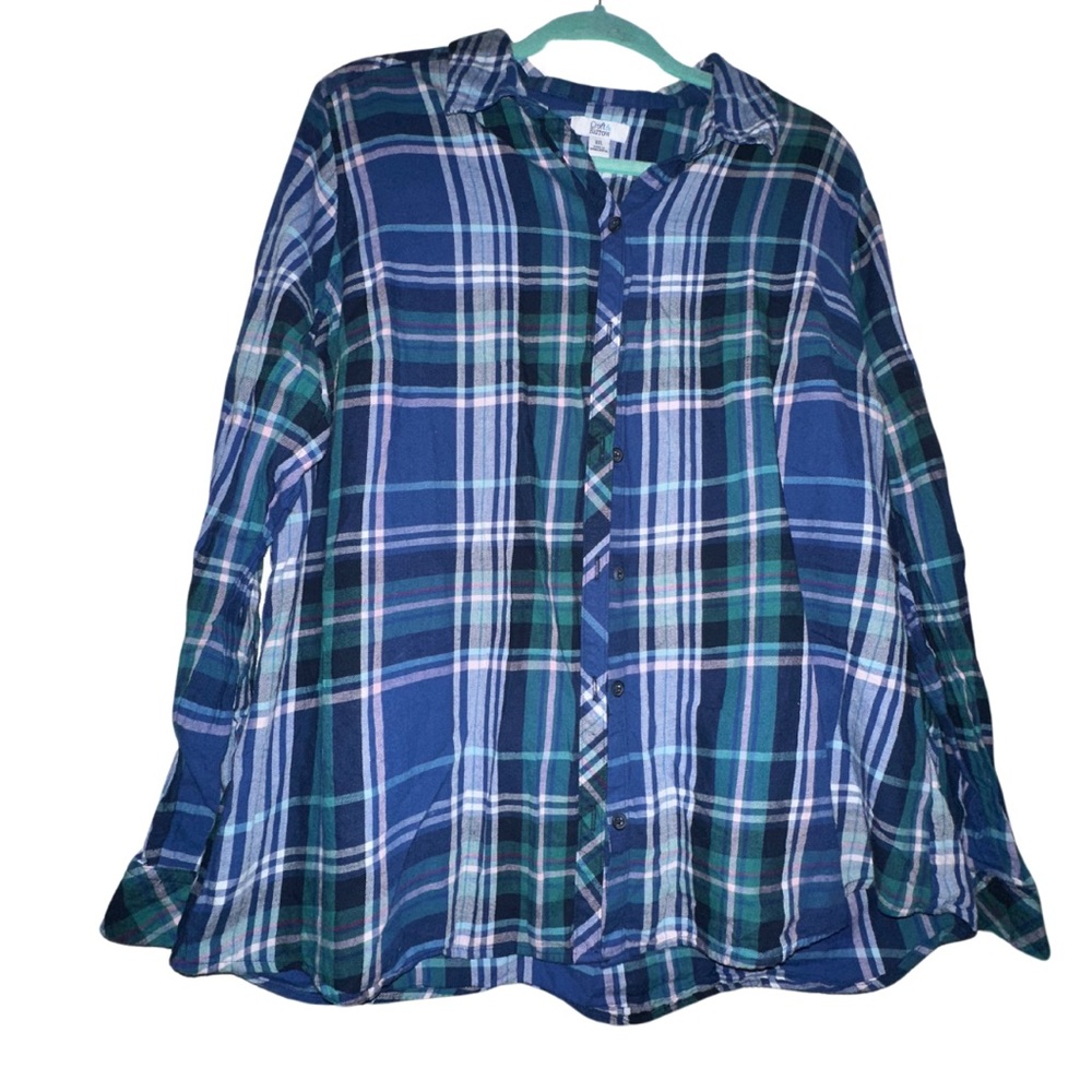 Women's Croft & Barrow® The Extra Soft Plaid Flannel Shirt